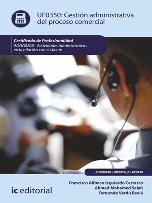 cover image of Gestión administrativa del proceso comercial. ADGG0208
